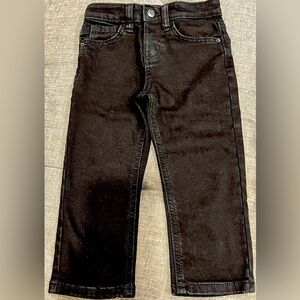 Toddler boys black jeans size 2T